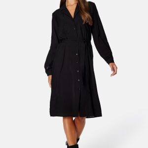 Object Collectors Item Seline L/S Shirt Dress Black 34