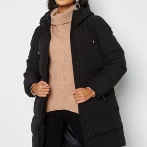 ONLY Dolly Long Puffer Coat Black L