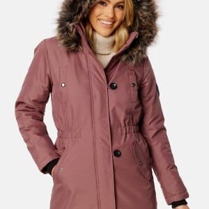 ONLY Iris Fur Winter Parka Rose Brown M