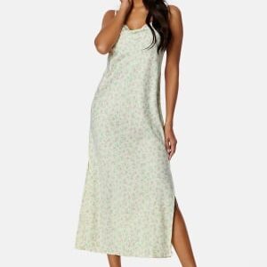 ONLY Jane Singlet Midi Dress Pear Sorbet AOP:Ida XS