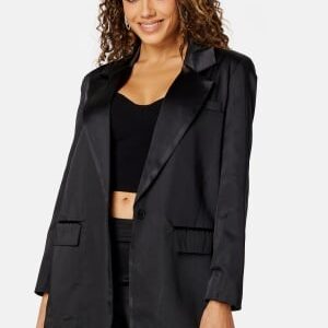 ONLY Lana-Mayra Satin Blazer Black 36