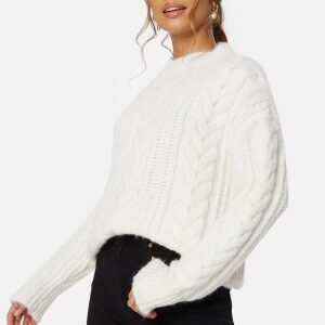 ONLY Lola LS Oneck Knit Cloud Dancer L