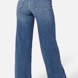 ONLY Madison Blush HW Wide Denim Medium Blue Denim XS/32