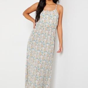 ONLY Nova Lux Strap Maxi Dress Coronet Blue AOP:Ava 36