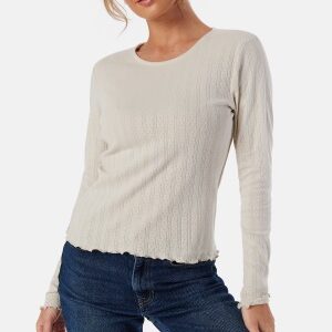 ONLY Onlcarlotta L/S TOP NOOS JRS T Pumice Stone L