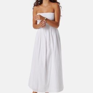 ONLY Onlclaudia Smock Tube Dress Cloud Dancer L