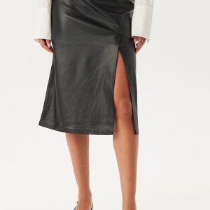 ONLY Onlmagga Faux Leather Skirt Black XS