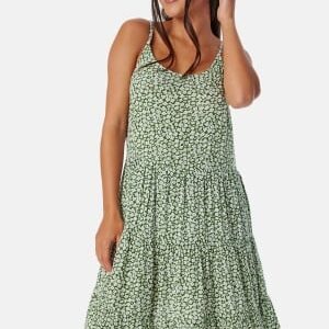 ONLY Onlmaj Life S/L Short Dress Artichoke Green S