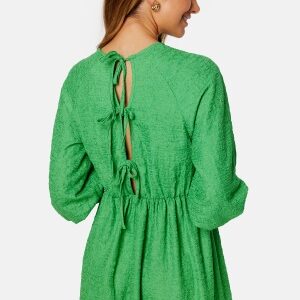 ONLY Susan 3/4 Back Detail Dress Green Bee XS