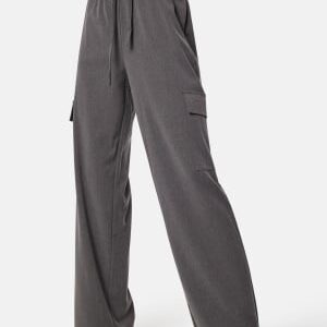 ONLY Verena Pull-Up Cargo Pant Medium Grey Melange S/32