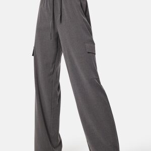 ONLY Verena Pull-Up Cargo Pant Medium Grey Melange XS/32