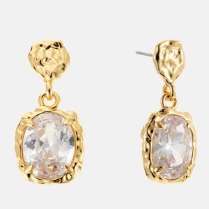 BY JOLIMA Paris Crystal Earring GO Gold Onesize