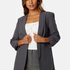 Pieces Pcbosella 3/4 Blazer Dark grey XS