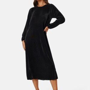 Pieces Johanne O-Neck Midi Dress Black S