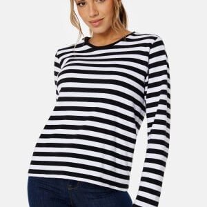 Pieces Kamille LS Blouse Princess Blue Stripe S