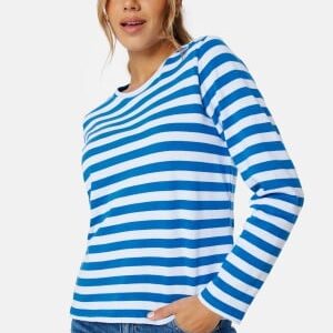 Pieces Kamille LS Blouse Princess Blue Stripe S