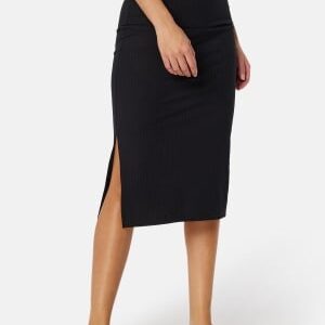 Pieces Kylie MW Midi Skirt Black XL