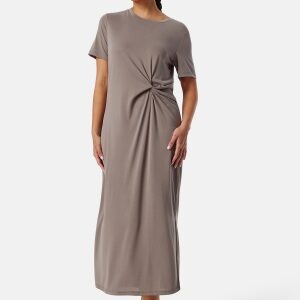 Pieces Pcanora O-Neck Midi Dress Brown S