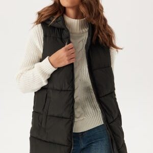 Pieces Pcbee New Puffer Vest Noos Black S