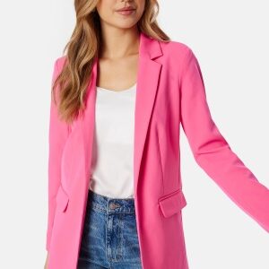 Pieces Pcbozzy LS Loose Blazer Hot Pink XL