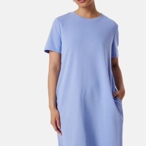 Pieces Pcchilli Summer Sweat Dress Dusty Blue S