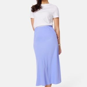 Pieces Pcfranan HW Midi Skirt Blue-lilac S