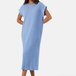 Pieces Pclena SS midi dress Blue L