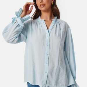 Pieces Pcmarica LS Shirt Light Blue XS