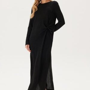 Pieces Pcrenata Ls Knot Dress Black XS