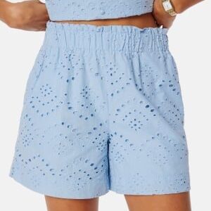 Pieces Pcvilde Mw Shorts Cashmere Blue S