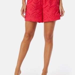 Pieces Pcvilde Mw Shorts Poppy Red S