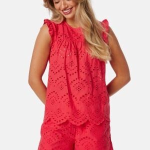 Pieces Pcvilde Sl Top Poppy Red S