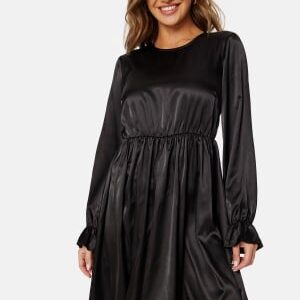 Pieces Slore LS O-Neck Dress Black M