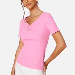 Pieces Tania SS Top Begonia Pink XS