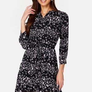 SELECTED FEMME Damina 7/8 AOP Dress Black AOP:AOP 36