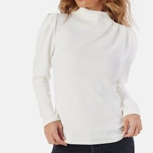 SELECTED FEMME Fenja LS T-Neck Top Snow White XL