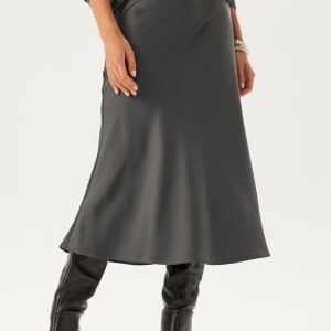 SELECTED FEMME Lena High Waist Midi Skirt Volcanic Ash 36