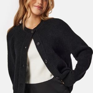 SELECTED FEMME Slflulu LS knit short cardigan Black XS