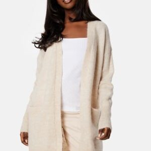 SELECTED FEMME Lulu New LS Knit Cardigan Birch Detail:MELANGE XL