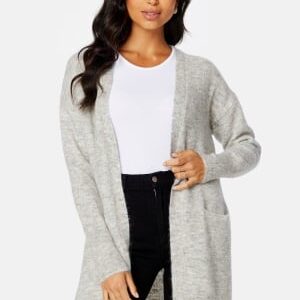 SELECTED FEMME Lulu New LS Knit Cardigan Light Grey Melange XS