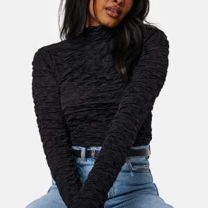 SELECTED FEMME Nancy Roll Neck Top Black L