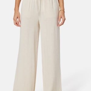 SELECTED FEMME Sflviva-Gulia HW  Linen Pant Sandshell 40