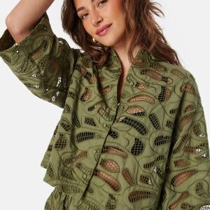 SELECTED FEMME Slfallia Broderi Shirt Olive 34