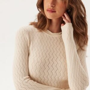 SELECTED FEMME Slfcabala Ls Knit O-neck Birch L