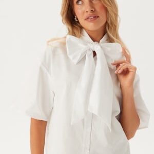 SELECTED FEMME Slfjuno 3/4 BOW SHIRT B BOW SH Bright White 36