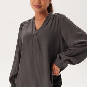 SELECTED FEMME Slfmaddi Ls V-neck Top Volcanic Ash 36