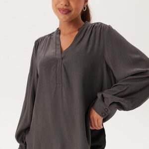 SELECTED FEMME Slfmaddi Ls V-neck Top Volcanic Ash 34