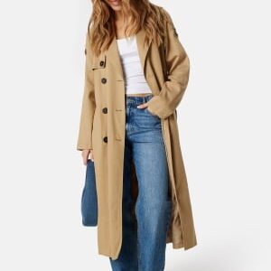 SELECTED FEMME New Bren LS Trenchcoat Cornstalk 34