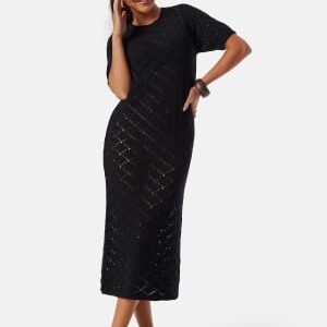 SELECTED FEMME Slfvinna Long Knit Dress Black S