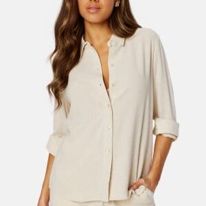 SELECTED FEMME Slfviva LS Shirt Beige 36